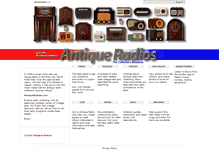 Tablet Screenshot of antiqueradios.com